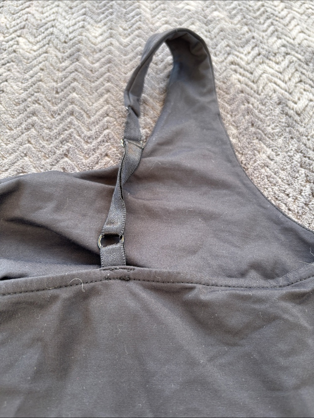 Merona Black Scoop Neck Tank Top - Picture 8 of 10